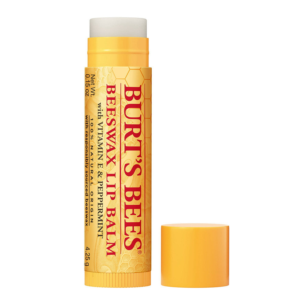 Burts Bees Natural Moisturizing Lip Balm with Beeswax, 0.6 Oz